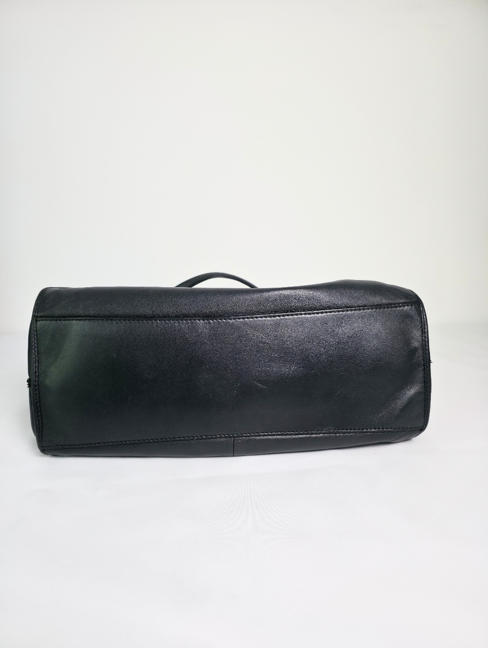 Coach Madison Carlyle 32221 Hobo Smooth Black Leather Carryall Shoulder Hang Tag - Picture 5 of 12